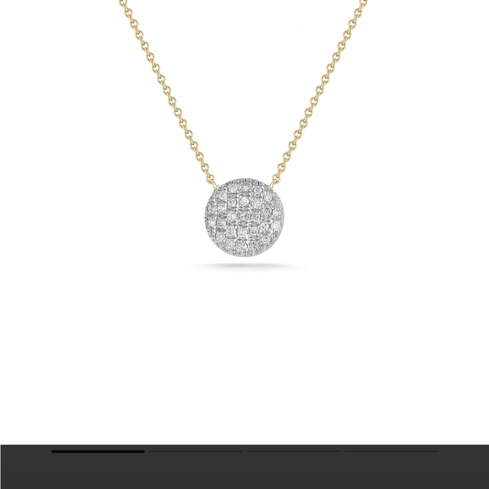 Dana Rebecca Lauren Joy small Disc Necklace